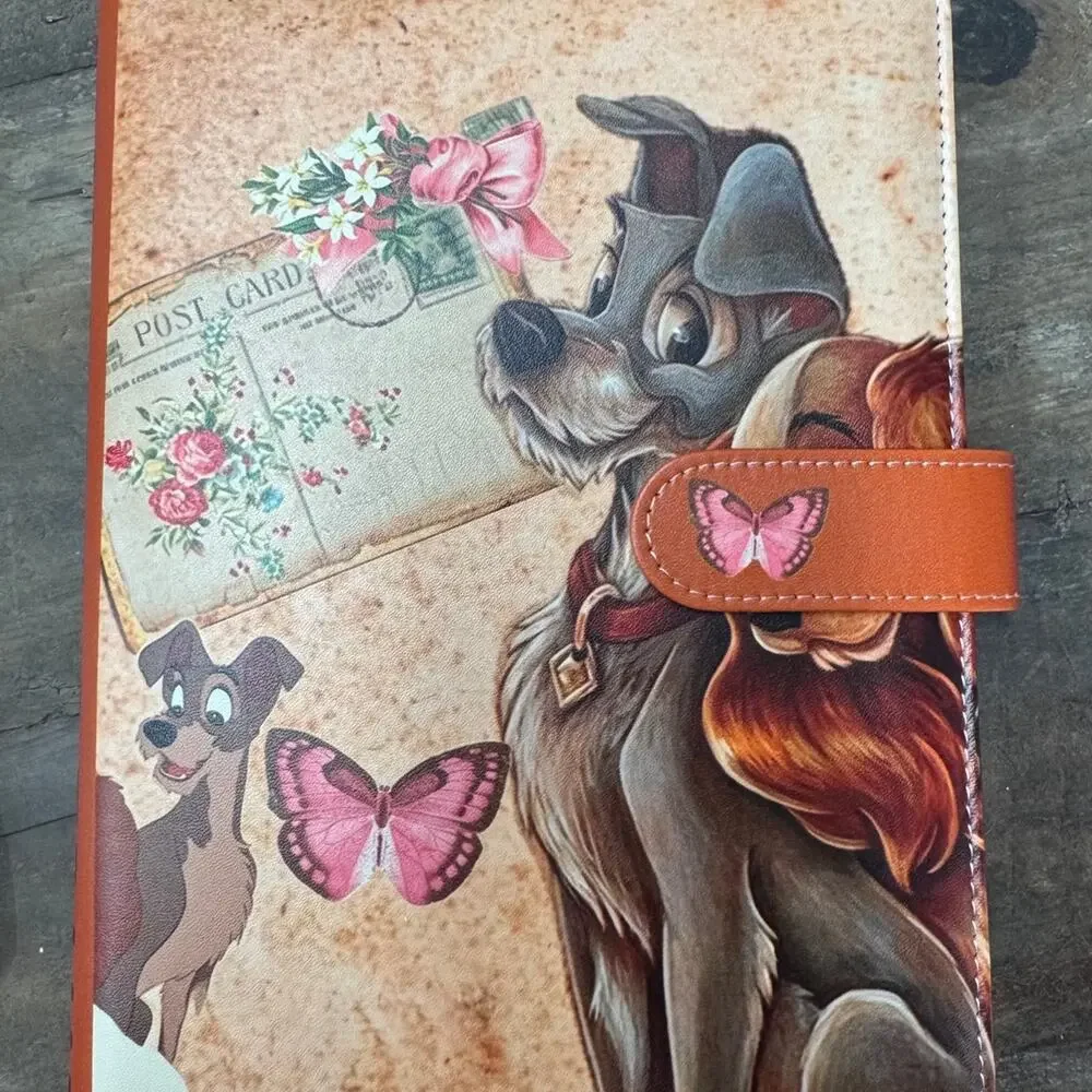 Lady & the Tramp A5 Binder w/ matching paper and tote bag.